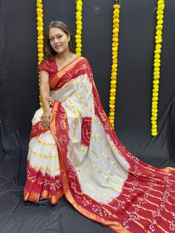 New Bandhani Saree