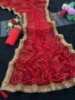 New Bandhani Saree