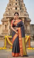 Aura Silk Zari Weaving Work Saree