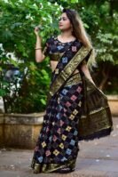 New Block Print Bandhani Saree