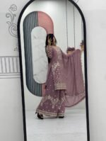 Prisha Fashion Launching New Designer Party Wear Top Plazzo & Dupatta Set