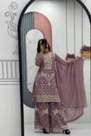 Prisha Fashion Launching New Designer Party Wear Top Plazzo & Dupatta Set