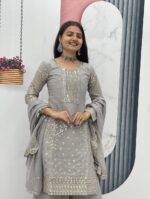 Prisha Fashion Launching New Designer Party Wear Top Plazzo & Dupatta Set