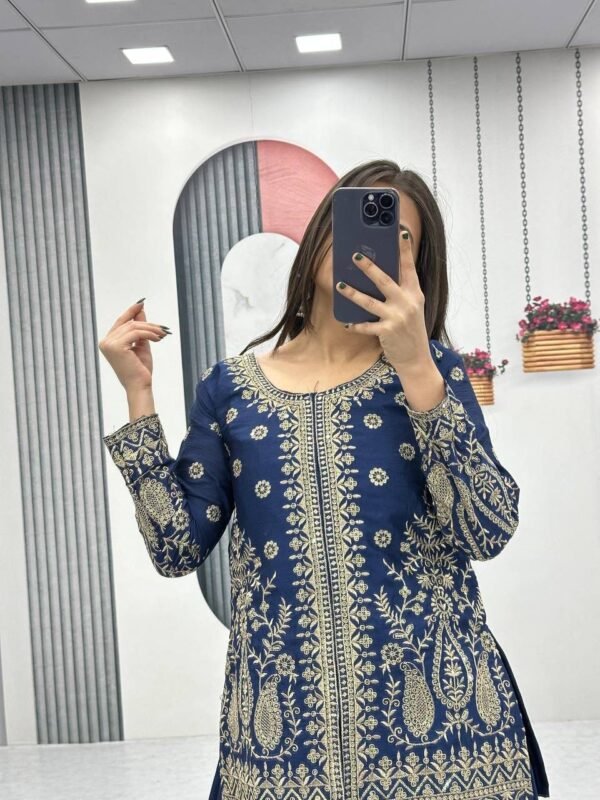 Prisha Fashion Launching New Designer Party Wear Top Plazzo & Dupatta Set