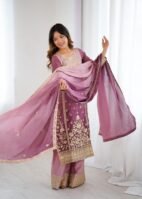 New Designer Party Wear Top Plazzo & Dupatta Set