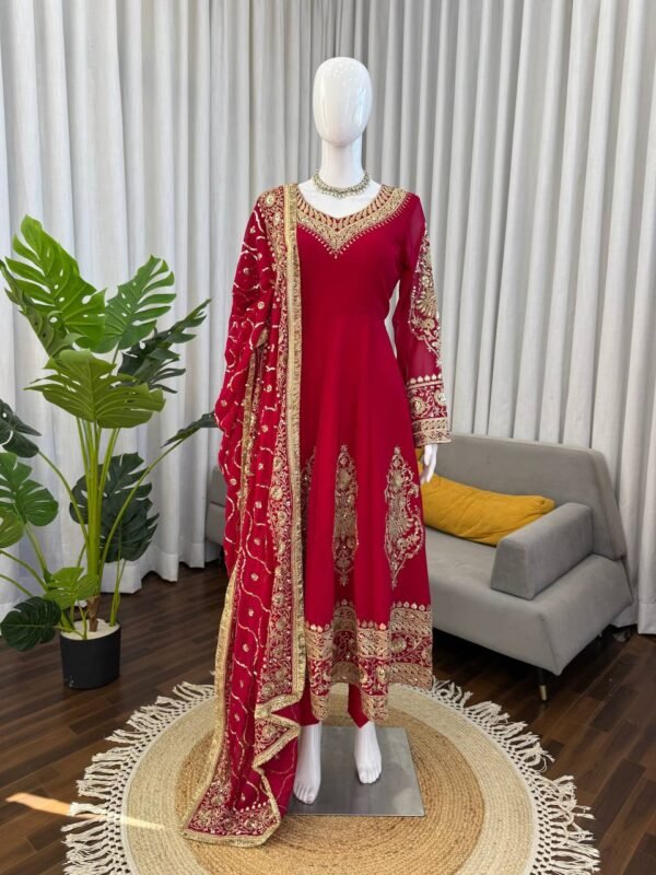 New Designer Party Wear Top Plazzo & Dupatta Set