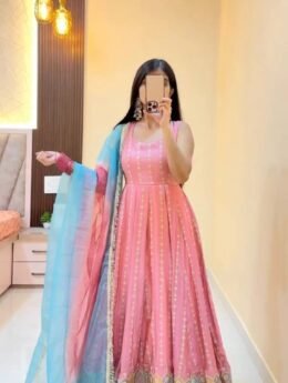 New Designer Party Wear Top Pent & Dupatta Set