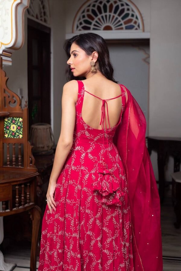New Designer Party Wear Top Sharara & Dupatta Set