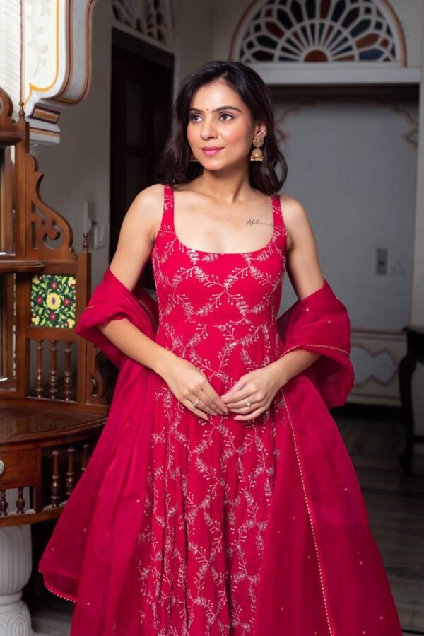 New Designer Party Wear Top Sharara & Dupatta Set