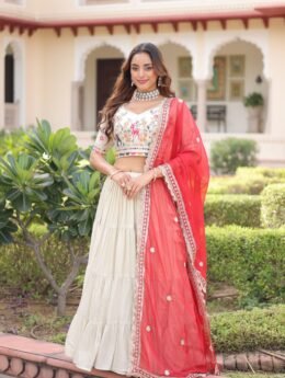 Cosmos silk with Standard Frill stitching Lehenga Choli
