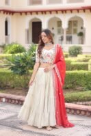 Cosmos silk with Standard Frill stitching Lehenga Choli