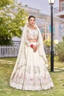 Embroidery Sequence Work with thred work Lehenga Choli