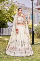 Embroidery Sequence Work with thred work Lehenga Choli