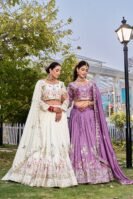 Embroidery Sequence Work with thred work Lehenga Choli