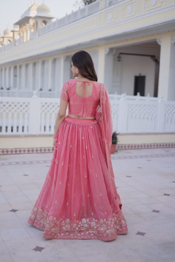Cosmos silk with Standard Frill stitching Lehenga Choli