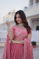 Cosmos silk with Standard Frill stitching Lehenga Choli