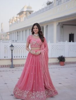 Cosmos silk with Standard Frill stitching Lehenga Choli