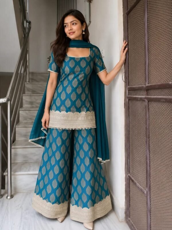 Premium Banarasi sharara set